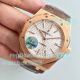  JF Factory Copy Audemars Piguet Royal Oak Watch Silver Dial Leather Strap 15400  (3)_th.jpg
